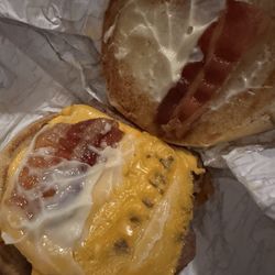Wendy's - This suppose to be a Son of Baconator. Bottom bread hard. 2 half strips of bacon for over $10 is insane