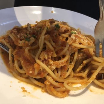 Andiamo! - Spaghetti with beef, pork, and veal meatballs. - Italian Near Me - Santa Fe, New Mexico
