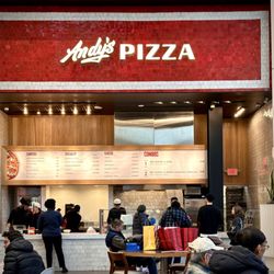 Andy's Pizza - Montgomery Mall - The front of the stall.