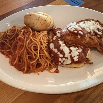 BJ's Restaurant & Brewhouse - Chicken Parm with spaghetti - Breweries Near Me - Warwick, Rhode Island BJ's Restaurant & Brewhouse - Chicken Parm with spaghetti - Breweries Near Me - Warwick, Rhode Island