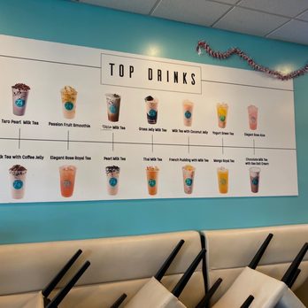 T4 Greenhaven - the top drinks on the wall - Bubble Tea Near Me - Sacramento, California T4 Greenhaven - the top drinks on the wall - Bubble Tea Near Me - Sacramento, California