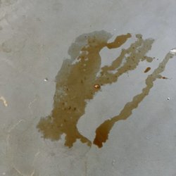 Hertz Rent A Car - Oil leak in my garage from car change out #2.
