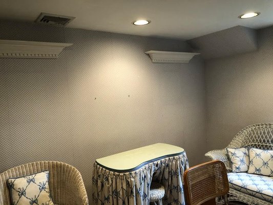 Office Before/After - Reworked office space to increase home value!