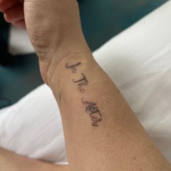 The Hermit Tattoo - Tattoo one week later.