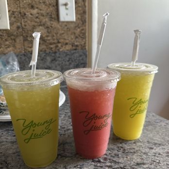Young Juice - Sugarcane with Kumquat and Sugarcane with puree strawberries - Juice Bars & Smoothies Near Me - Garden Grove, California Young Juice - Sugarcane with Kumquat and Sugarcane with puree strawberries - Juice Bars & Smoothies Near Me - Garden Grove, California