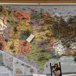 Pin board where you place where you're from Pin board where you place where you're from