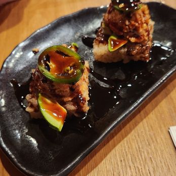 Onoya Ramen - Spicy tuna crispy rice - Ramen Near Me - Honolulu, Hawaii Onoya Ramen - Spicy tuna crispy rice - Ramen Near Me - Honolulu, Hawaii