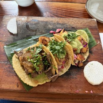 5 Tacos and Beers Berkeley - Rib Eye Taco, Camaron al Ajo Taco, Pulpo Asado Taco - Tacos Near Me - Berkeley, California