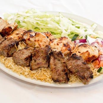 Baghlan Kebob & Bakery - Our signature Baghlani kabob dinner plate - Afghan Near Me - Toronto, Ontario Baghlan Kebob & Bakery - Our signature Baghlani kabob dinner plate - Afghan Near Me - Toronto, Ontario