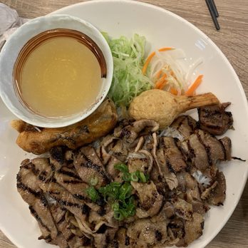 Pho Dac Biet - Grilled pork, spring rolls and shrimp on sugarcane with Vermicelli - Vietnamese Near Me - Markham, Ontario Pho Dac Biet - Grilled pork, spring rolls and shrimp on sugarcane with Vermicelli - Vietnamese Near Me - Markham, Ontario