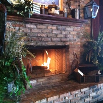 Rusty Pelican - Lobby fireplace. - Seafood Near Me - Tampa, Florida Rusty Pelican - Lobby fireplace. - Seafood Near Me - Tampa, Florida
