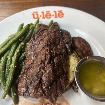 Ulele - Chef's Steak 8oz-roasted potatoes under the steak - New American Near Me - Tampa, Florida Ulele - Chef's Steak 8oz-roasted potatoes under the steak - New American Near Me - Tampa, Florida