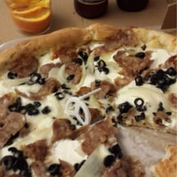 white pozza custome made in ten min very very good