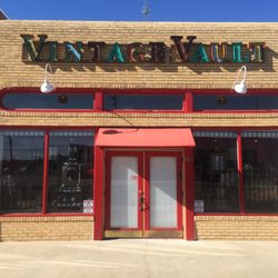 Vintage Vault's Store Front at 1618 Buddy Holly Avenue, Lubbock Texas 79401. Come Visit! our online store at Vintagevaultcollectibles.com