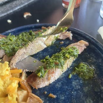 Breakfast Company - Steak with chimichurri, potatoes and eggs - Breakfast & Brunch Near Me - West Hollywood, California
