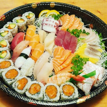 Nichiban Sushi 4 U - Let's the Party Begins! Sashimi & Sushi Party Tray ($37.99) - Sushi Bars Near Me - Toronto, Ontario