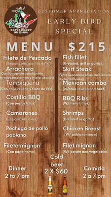 Menu photo 2 Los Zarapes Mazatlán, SIN Menu photo 2 Los Zarapes Mazatlán, SIN