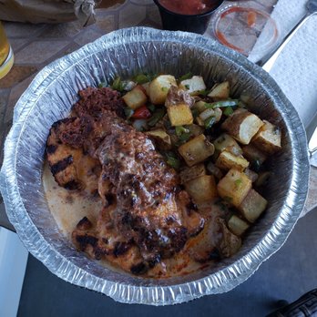 Agaves Cantina - Pollo con Chorizo with Mexican potatoes. COVID19 take away. - Mexican Near Me - Charleston, South Carolina Agaves Cantina - Pollo con Chorizo with Mexican potatoes. COVID19 take away. - Mexican Near Me - Charleston, South Carolina