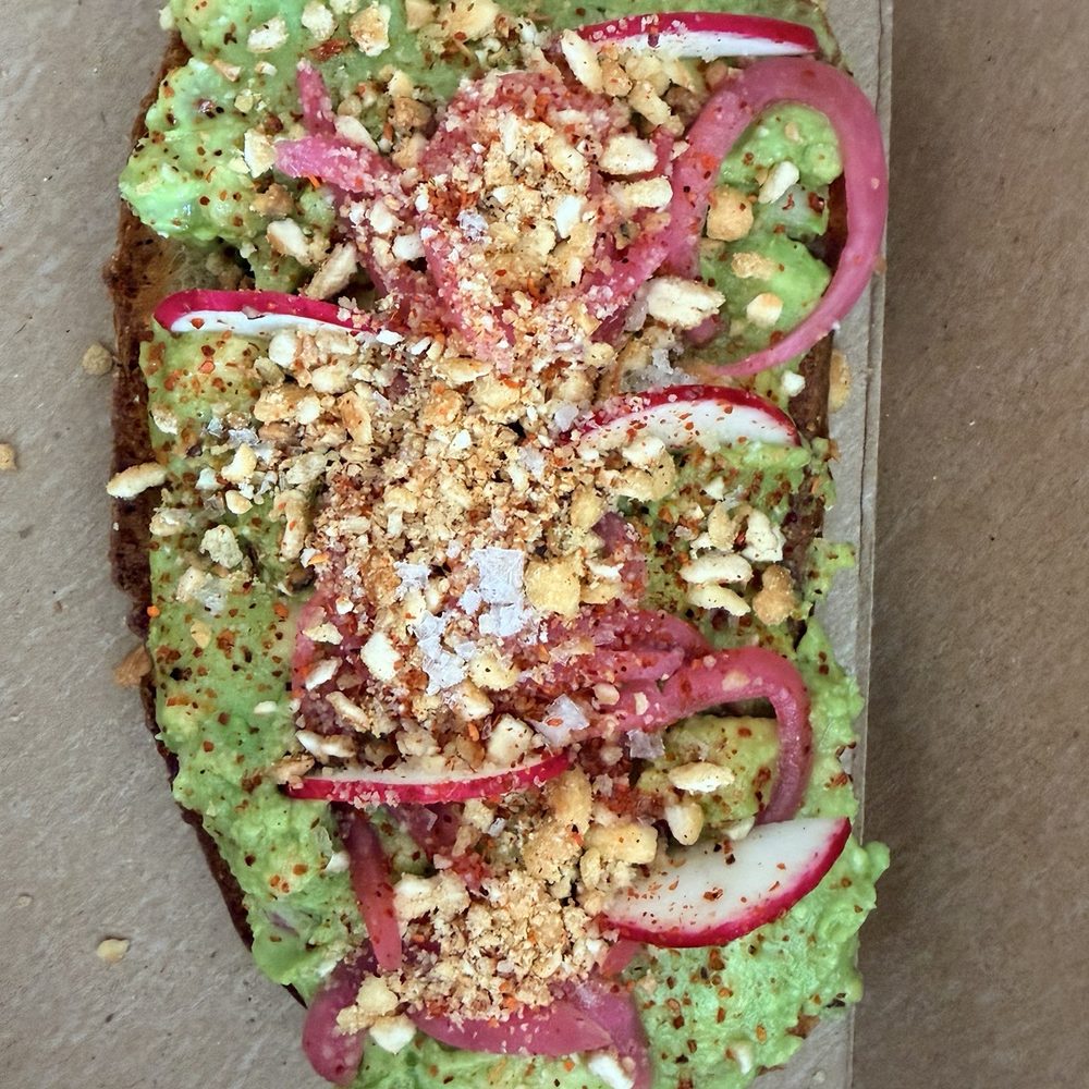 Grove Surf Cafe - Avocado Toast(minus feta cheese) - Coffee & Tea Near Me - Indian Rocks Beach, Florida Grove Surf Cafe - Avocado Toast(minus feta cheese) - Coffee & Tea Near Me - Indian Rocks Beach, Florida