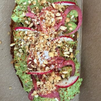 Grove Surf Cafe - Avocado  Toast(minus feta cheese) - Coffee & Tea Near Me - Indian Rocks Beach, Florida