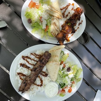 The Kabob House - Ground lamb kabob & beef shish kabob lunch - delicious! - Greek Near Me - Folsom, California The Kabob House - Ground lamb kabob & beef shish kabob lunch - delicious! - Greek Near Me - Folsom, California