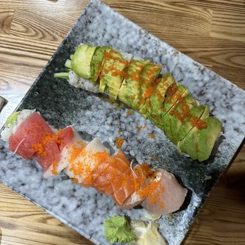 Sushi Town - Rainbow and caterpillar roll - Sushi Bars Near Me - San Jose, California