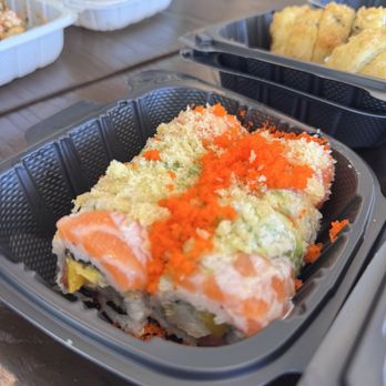 Kazu Sushi Burrito - *Spicy Salmon Roll - Sushi Bars Near Me - Jacksonville, Florida Kazu Sushi Burrito - *Spicy Salmon Roll - Sushi Bars Near Me - Jacksonville, Florida