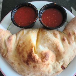 Calzone w/ extra sauce :)