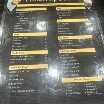 Black Thai Authentic Cuisine - Menu - Salad Near Me - Carrollton, Texas Black Thai Authentic Cuisine - Menu - Salad Near Me - Carrollton, Texas