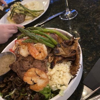 Marilyn's on Morgantown - Surf N turf salad! - New American Near Me - Morgantown, West Virginia Marilyn's on Morgantown - Surf N turf salad! - New American Near Me - Morgantown, West Virginia