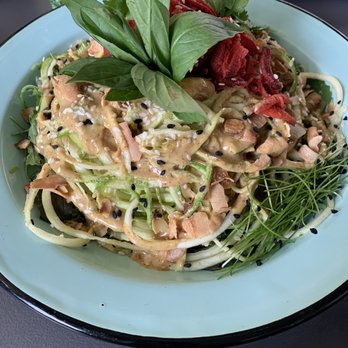 Pharm Table - Thai zucchini noodle salad - Cocktail Bars Near Me - San Antonio, Texas