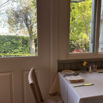 Ca'Bianca Ristorante Italiano - View of the lovely garden outside - Italian Near Me - Santa Rosa, California