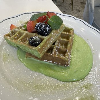 Sweet Maple - Matcha Moffle - Breakfast & Brunch Near Me - Cupertino, California Sweet Maple - Matcha Moffle - Breakfast & Brunch Near Me - Cupertino, California