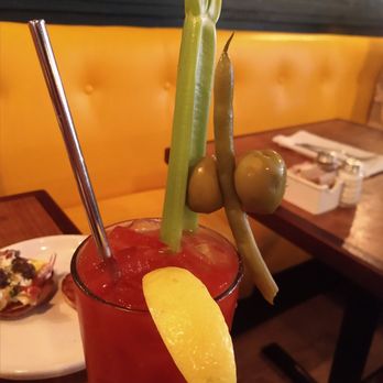 The Hobnob - Smoky Bloody Maria with Mezcal. And what is going on here? - New American Near Me - Alameda, California The Hobnob - Smoky Bloody Maria with Mezcal. And what is going on here? - New American Near Me - Alameda, California