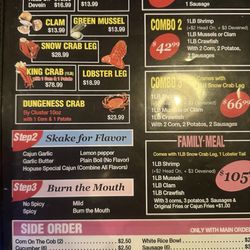 Bambada Harbor Seafood & K-Food Mesa - Menu