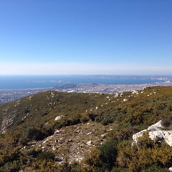 Col de la Gineste - Début 2014 : Vue sur Marseille