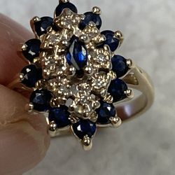 Tim Borsberry Goldsmith- Jewelry Perfect - The middle sapphire was missing.