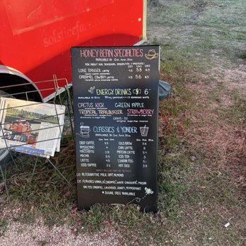 The Honey Bean Coffee and Tea - Menu - Coffee & Tea Near Me - Junction, Texas