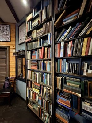 The Bookcase and Barber by null