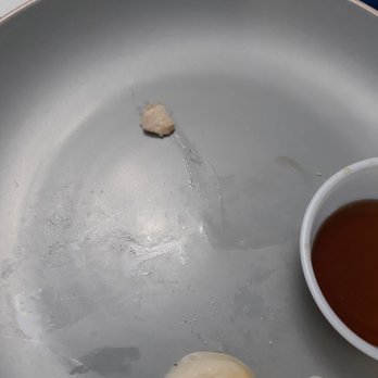 Ikko Sushi - And this is a bone that almost broke my tooth in the makeshift warmed-from-frozen dumplings. Is this bone from the shrimp or the dough? - Sushi Bars Near Me - Silver Spring, Maryland