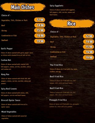 Menu photo 4 Top Thai Table San Dimas, CA