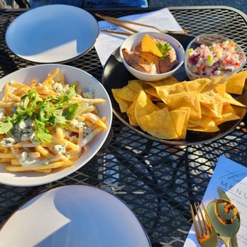Off Main - Hummus starter and blue cheese fries. - New American Near Me - Edmonds, Washington Off Main - Hummus starter and blue cheese fries. - New American Near Me - Edmonds, Washington
