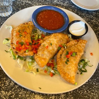 Bandito's Burrito Lounge - Took us 30 minutes to even get these empanadas but they sure do look delicious! - Bars Near Me - Richmond, Virginia