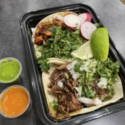 Cafe De Olla Antojitos y Chucherias - $4 each: Suadero (tender beef, near the flank), Al Pastor. Excellent! Steaming hot, super flavorful. SO Fresh