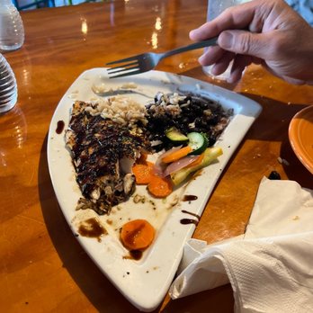 Goombays Grille & Raw Bar - Main course! Red drum!! Fresh, just swimming this morning!! Thank u! - Seafood Near Me - Kill Devil Hills, North Carolina Goombays Grille & Raw Bar - Main course! Red drum!! Fresh, just swimming this morning!! Thank u! - Seafood Near Me - Kill Devil Hills, North Carolina