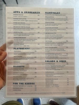 Menu photo 2 The Old Boat House Saugatuck, MI Menu photo 2 The Old Boat House Saugatuck, MI
