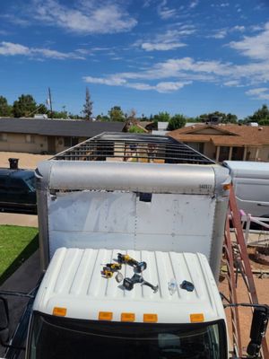 Full box truck roof replacement