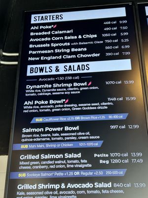 Menu photo 7 California Fish Grill El Segundo, CA