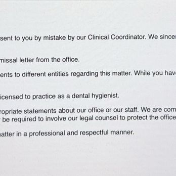 HQ Dontics Dental Centre - Michelle Polidor Admission of Mistake & Threat of Legal - Cosmetic Dentists Near Me - Miami, Florida HQ Dontics Dental Centre - Michelle Polidor Admission of Mistake & Threat of Legal - Cosmetic Dentists Near Me - Miami, Florida