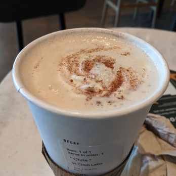 Starbucks - Large Cinnamon Dolce Latte from Starbucks - Coffee & Tea Near Me - Ashburn, Virginia